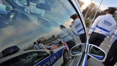 توقیف خودرو «نیسان پلاتینیوم» قاچاق در کرج