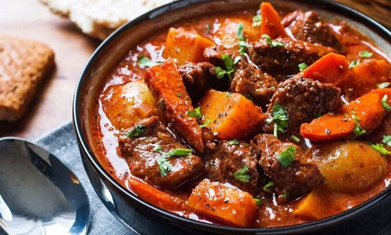 خوراک گوشت ترکی؛ خوراک خوشمزه و مقوی