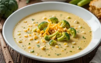 نکات مهم و دستور تهیه سوپ بروکلی و پنیر چدار!