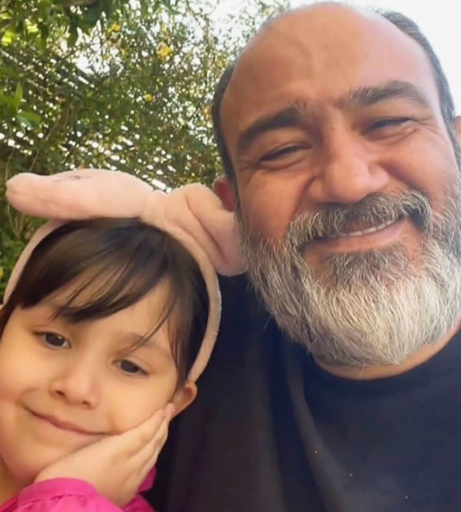 سلفی زیبای مهران غفوریان با دخترش هانا + عکس