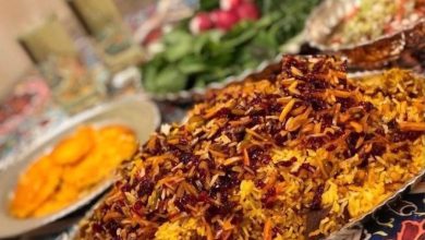 مانی پلو؛ یک پلوی جدید و رنگارنگ