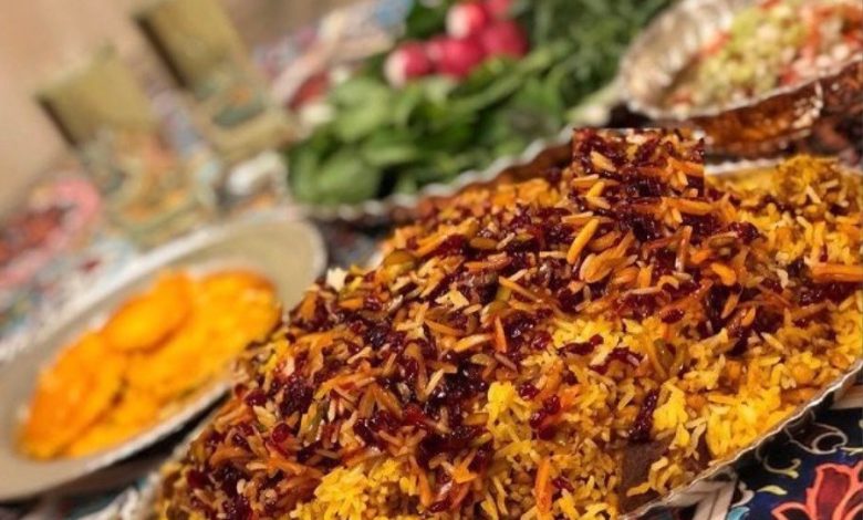 مانی پلو؛ یک پلوی جدید و رنگارنگ