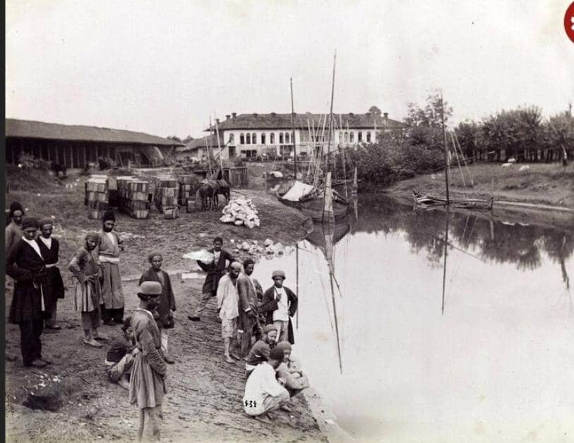 پیر بازار رشت در زمان ناصر الدین شاه+تصاویر