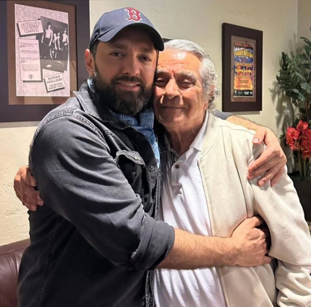 ذوق بهرام رادان از دیدن بهروز وثوقی در کالیفرنیا+تصویر