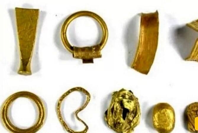 گنج «حلقه‌های طلایی» در «مزرعۀ کلم» کشف شد+تصویر