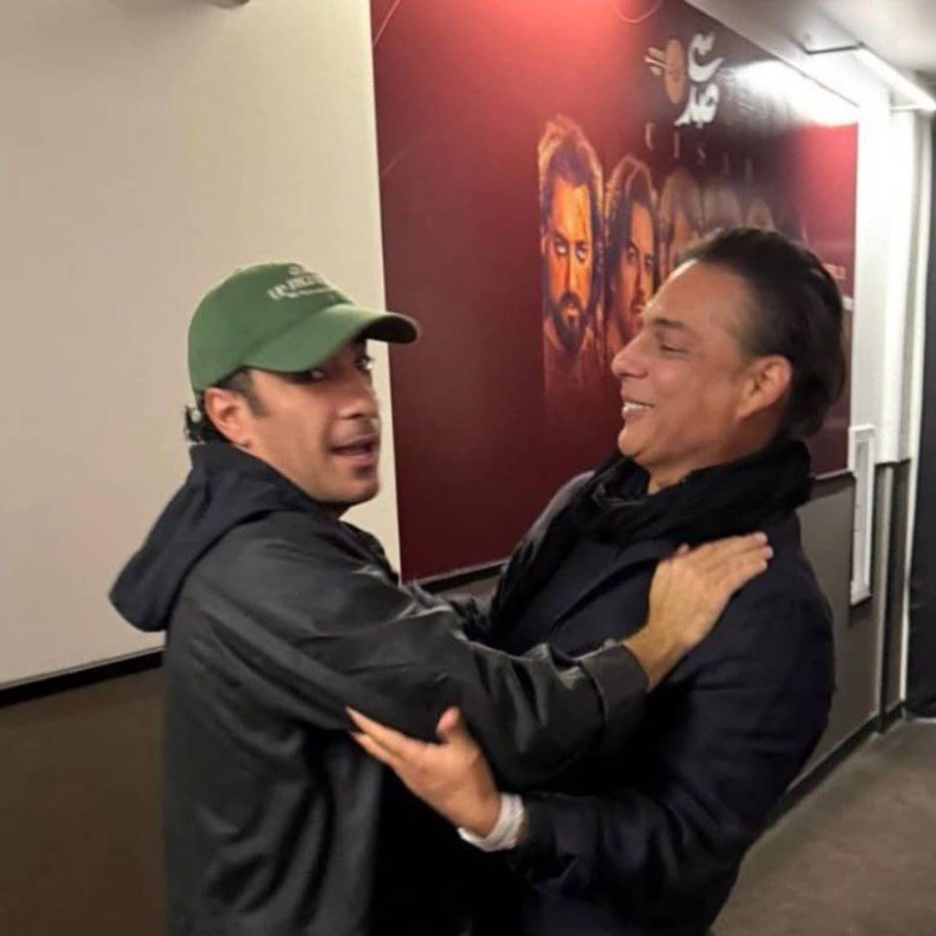 دیدار صمیمانه نوید محمدزاده و پیمان معادی در آمریکا+تصویر