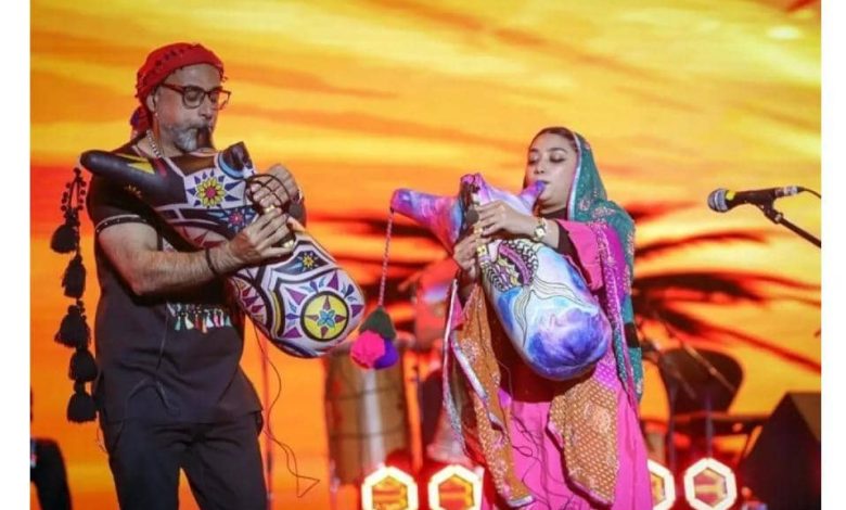 اجرای زنده موزیک شاد بندری محسن شریفیان و دخترش دردسر ساز شد!+فیلم