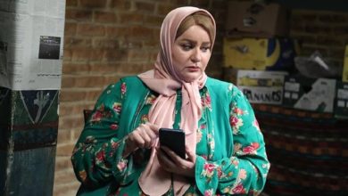 ژست‌های خاص نعیمه نظام‌دوست با چهره و رنگ مو جدید+تصویر