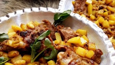 قاورمه؛ یک غذای خوش طعم و لذیذ برای شام+روش تهیه