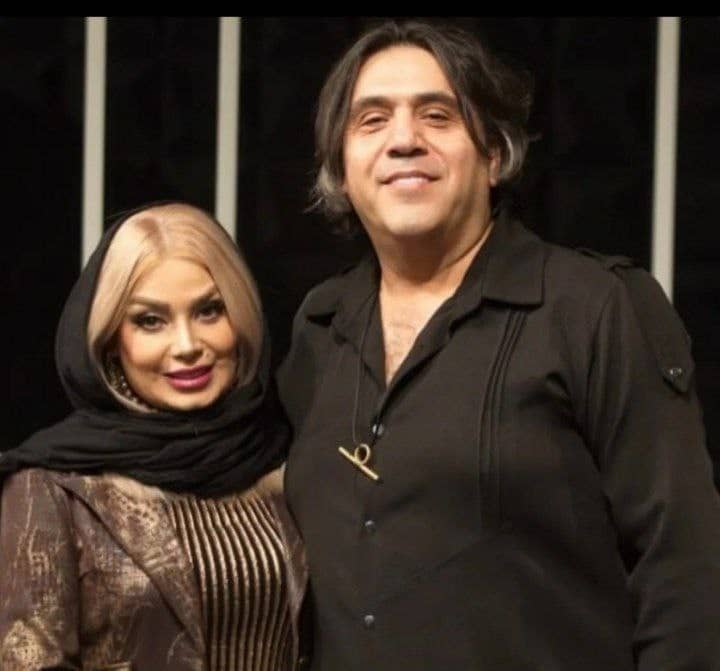 قاب دونفره از بوسه عاشقانه صبا راد و همسرش+تصویر