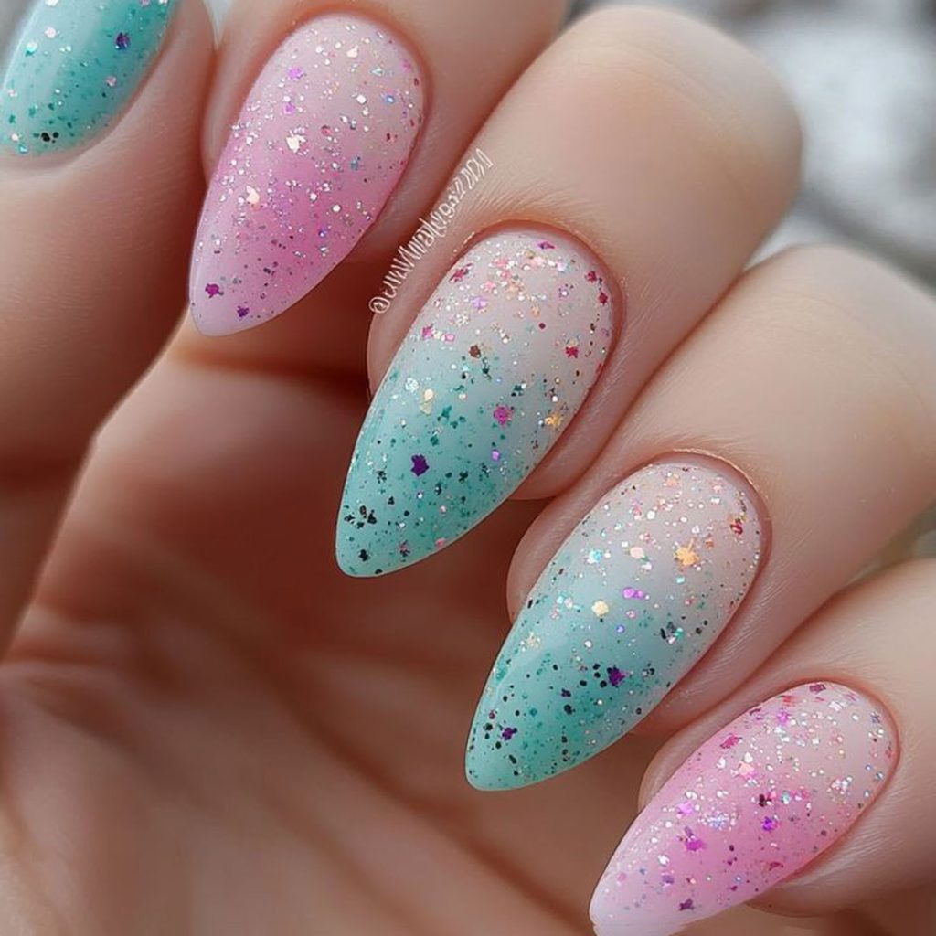 خاص ترین مدل های دیزاین ناخن پاستلی کیوت و جذاب