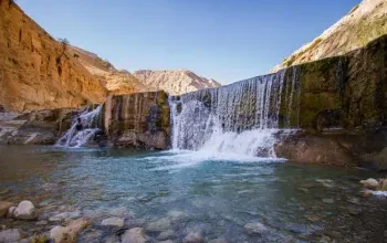آبشار آبتاف بهشت رویایی در دل ایلام+تصویر