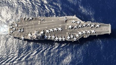 ابر ناو آمریکایی خاورمیانه را ترک می‌کند