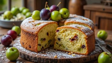 طرز تهیه کیک خاص و خوشمزه گوجه‌ سبز + نکات مهم