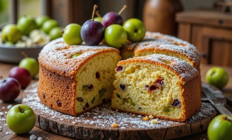 طرز تهیه کیک خاص و خوشمزه گوجه سبز + نکات مهم