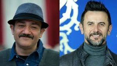 استایل متفاوت امین حیایی و مهران غفوریان در حاشیه یک مراسم