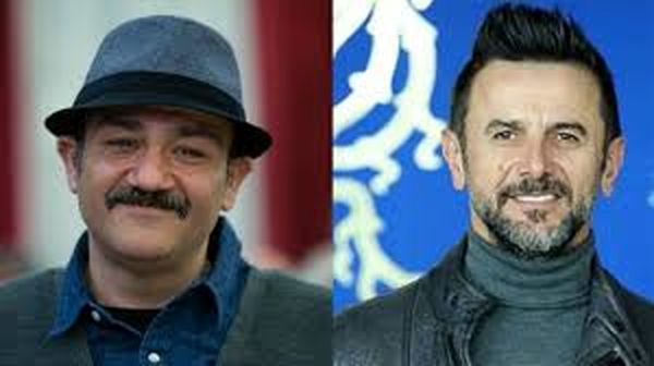 استایل متفاوت امین حیایی و مهران غفوریان در حاشیه یک مراسم