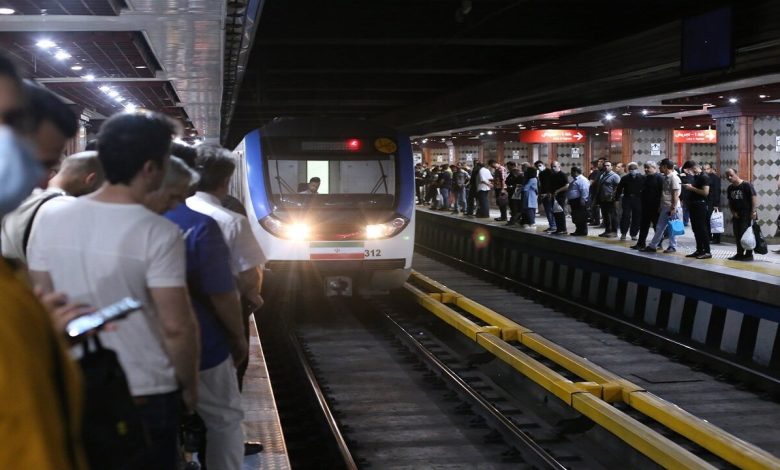 خط ۵ متروی تهران دچار اختلال شد