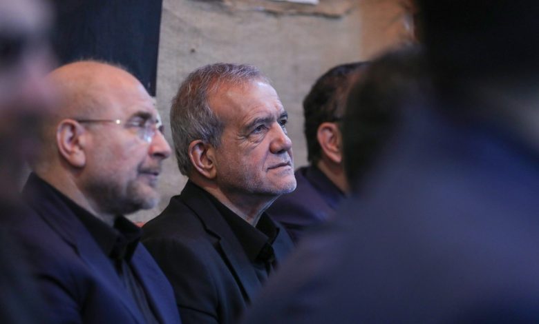 حضور پزشکیان و قالیباف در عزاداری شب چهارم محرم خبر ساز شد+ فیلم