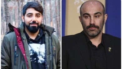 حضور جمعی از هنرمندان در مراسم ختم برادر‌زاده محسن تنابنده + فیلم