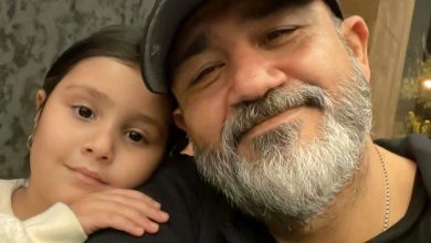 ژست جذاب پدر دختری مهران غفوریان و دخترش وایرال شد + عکس