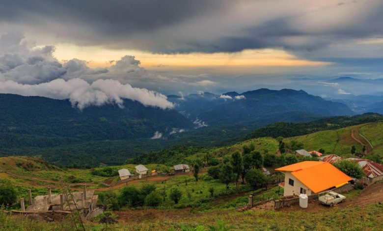 قابی تماشایی از طبیعت روستای فیلبند مازندران