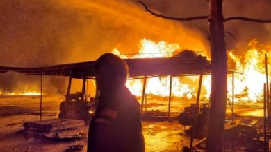 آتش‌سوزی وحشتناک در فروشگاه میلاد شاهین شهر