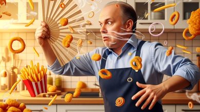 ایده خلاقانه برای محوکردن بوی غذای سرخ‌کردنی از خانه‌