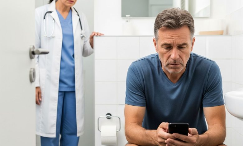 خطرات نشستن طولانی در توالت را جدی بگیرید!