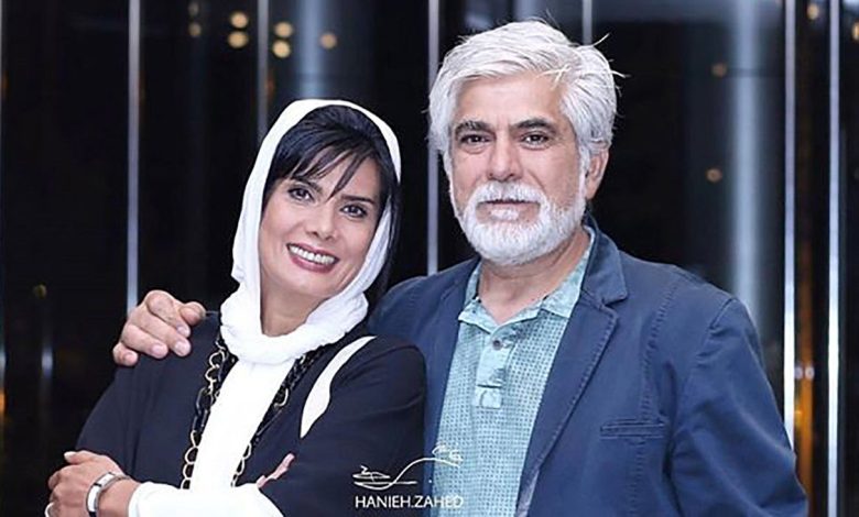 قاب عاشقانه حسین پاکدل و همسرش عاطفه رضوی /تصاویر