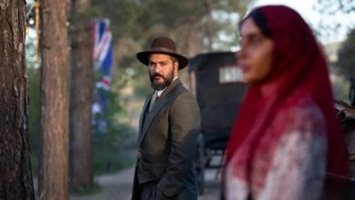 حضور هوتن شکیبا بایک گریم آفتاب سوخته و لباس محلی در سووشون+تصاویر