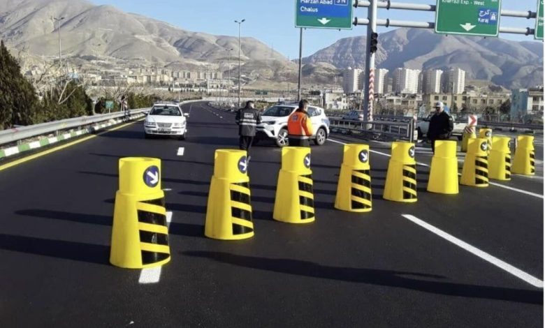 محدودیت‌ تردد در جاده‌ها