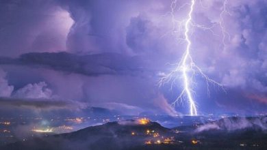 پیش‌بینی رگبار و رعد و برق، وزش باد شدید و گرد و خاک