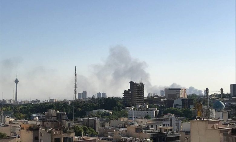 دود غلیظ در خیابان دماوند: علت مشخص شد+فیلم